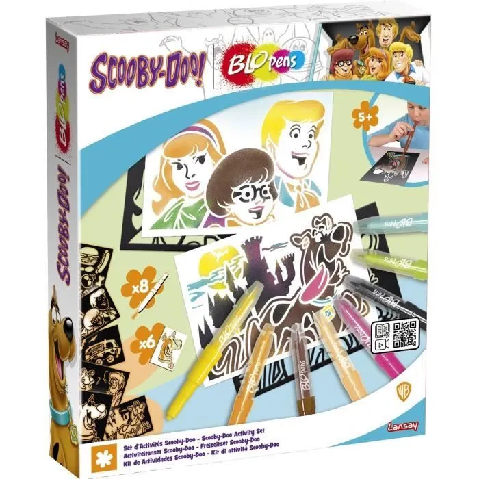 Set d'Activités Scooby-Doo - Blopens - Dessins et Coloriages - Lansay - A partir de 5 ans-1
