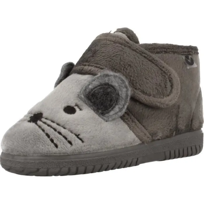 Chausson - VICTORIA - 82774 - Gris - Confortable - Bonne adhérence-0