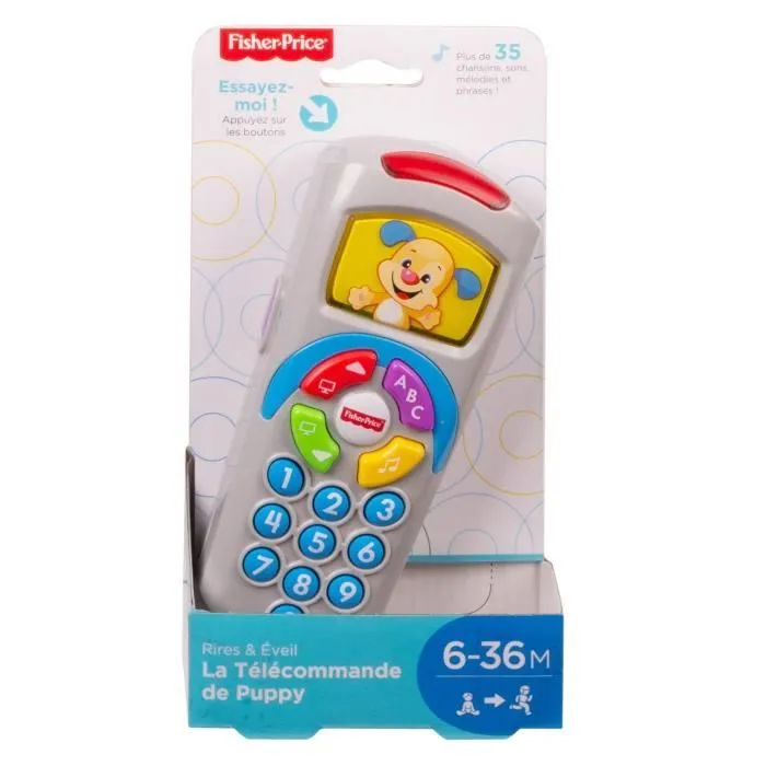 Fisher-Price - La Télécommande de Puppy - Jouet d'éveil - 6 mois et + DLD31-4