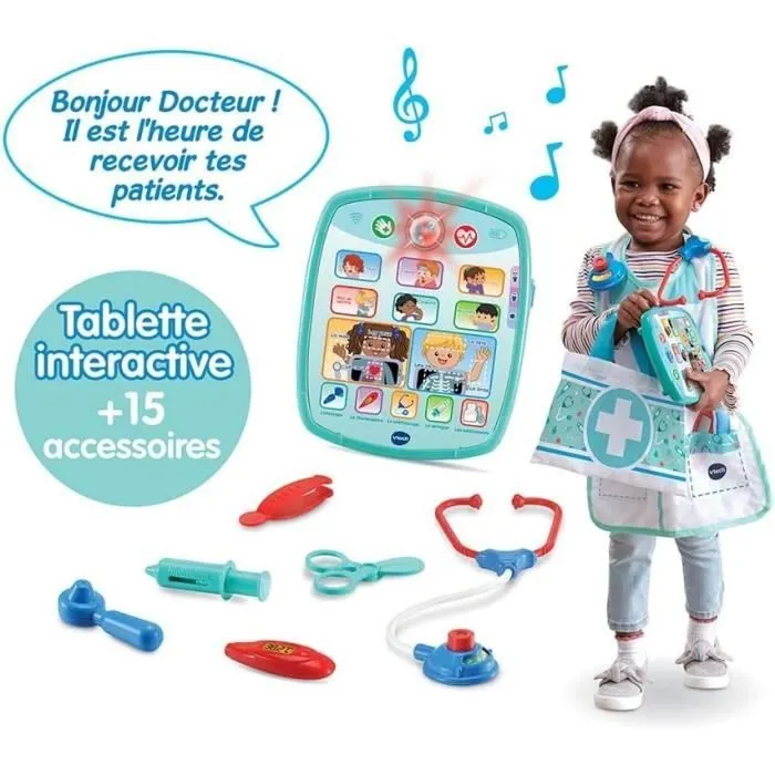VTECH - 1,2,3 Imite-Moi - Kit Apprenti Docteur Électronique - Jouet d'Imitation Enfant-3