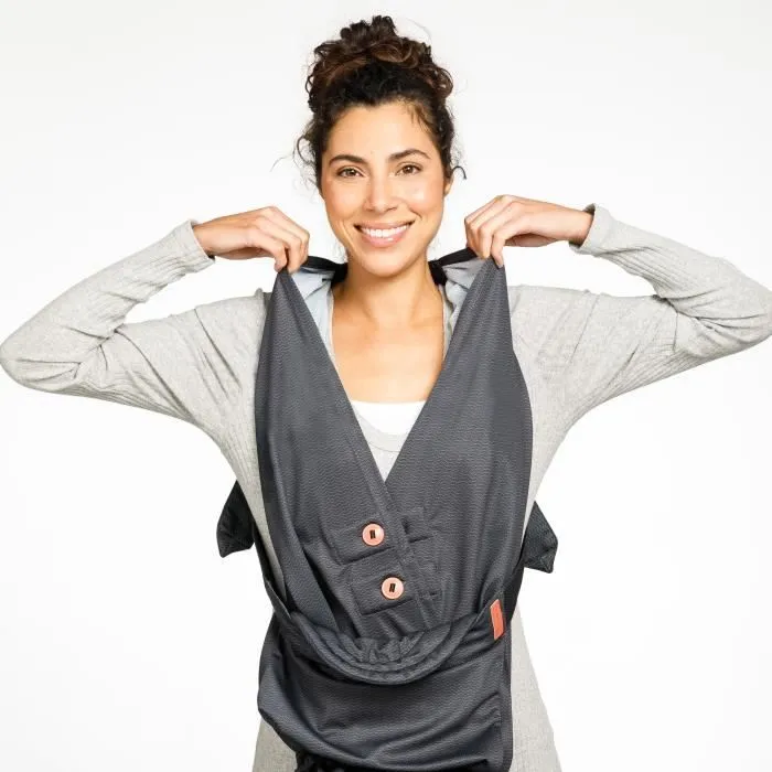 Porte bébé INFANTINO HUG&CUDDLE - A enfiler - 3 à 11,8 kg - Système écharpe de portage - Dès la naissance-5