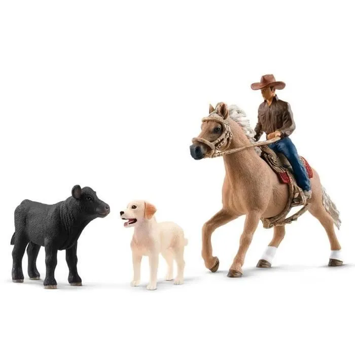 SCHLEICH - Aventures d'équitation Western - 42578 - Gamme Farm World-0