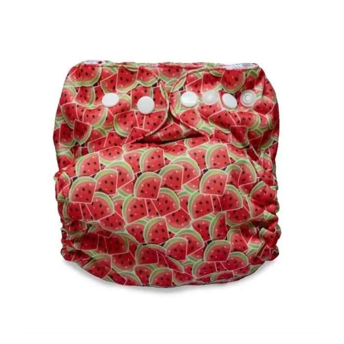 Couche lavable bébé So Easy Pasteque, Taille Unique (3-15kg)-0
