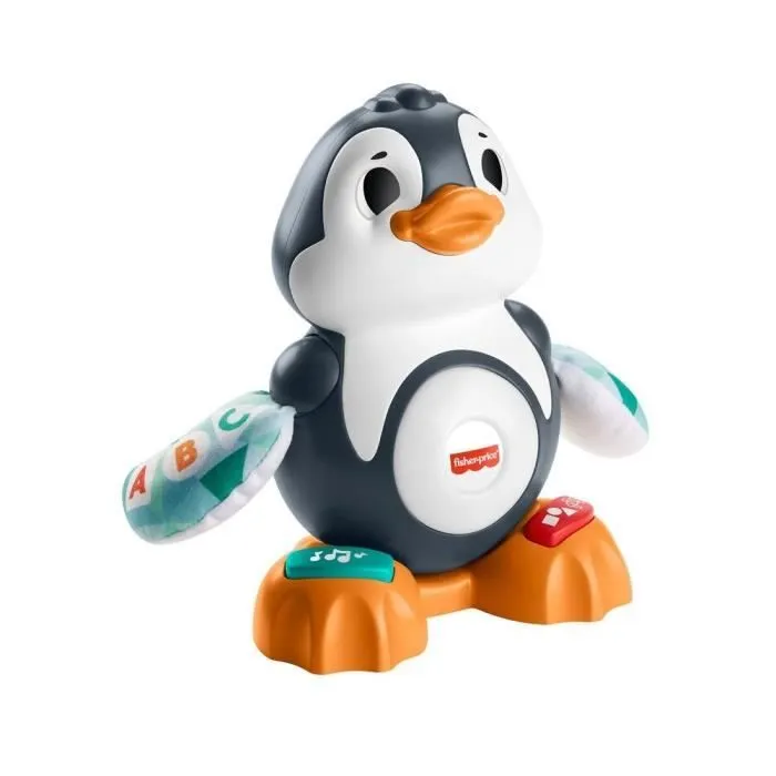 Fisher-Price - Valentin le Pingouin Linkimals - Jouet d'éveil bébé - Dès 9 mois HCJ61-1