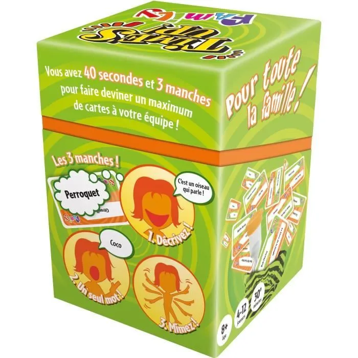 Repos Production | Time's Up! : Family - Version Verte | Jeu de société | À partir de 8 ans | 4 à 12 joueurs | 30 minutes-2