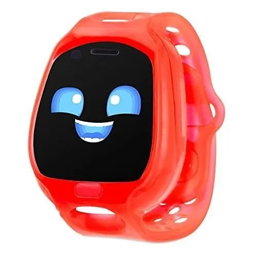 Montre connectée pour enfants - LITTLE TIKES - Tobi 2 Robot Smartwatch - Rouge - Anti-éclaboussures - Tactile-0