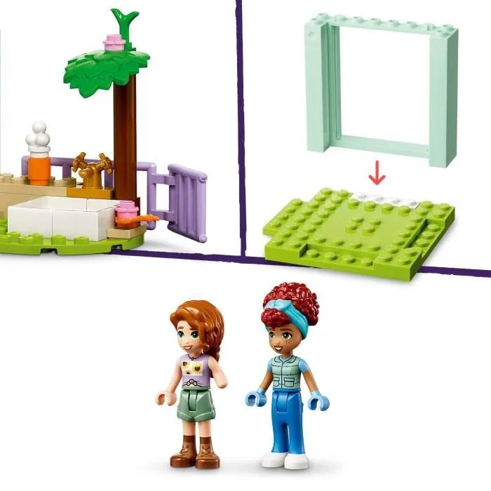 LEGO® 42632 Friends La Clinique Vétérinaire des Animaux de la Ferme, Jouet avec 2 Figurines et 3 Animaux, Cadeau Enfants-3