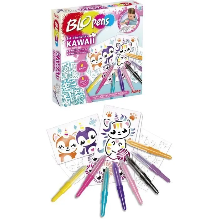 LANSAY - BLOPENS® - Set d'Activités Kawaii - Feutres Fantastiques - Dès 5 ans-0