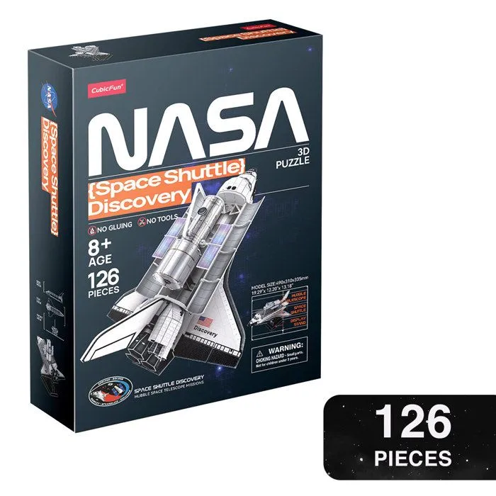 Puzzle 3D Space Shuttle Discovery, Puzzle 3D Enfant Maquettes Et Modélisme Adulte, Cadeau Garcon 8 Ans Maquette A Construire Adulte-2