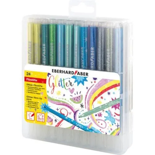 Eberhard Faber stylo feutre Glitter junior 3 mm 24 pcs-1