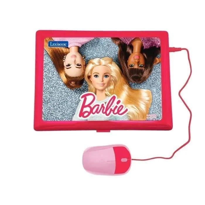 Ordinateur éducatif bilingue Barbie - LEXIBOOK - 124 Activités - Enfant - Rose et blanc-4