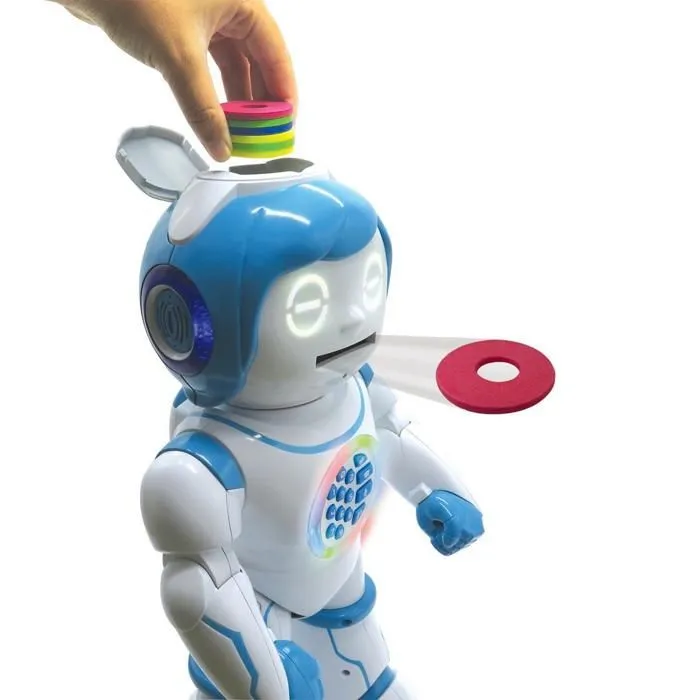 POWERMAN KID® Mon Robot Ludo-Educatif Bilingue Programmable avec Télécommande (Anglais)-1