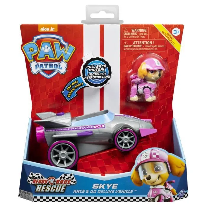 Véhicule interactif de course Pat Patrouille + figurine READY RACE RESCUE Stella - Paw Patrol-4