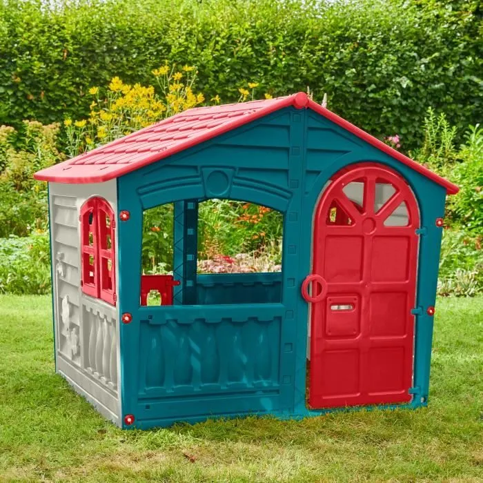 Maisonnette plastique Twilight 140 x 111 x 115 cm-3