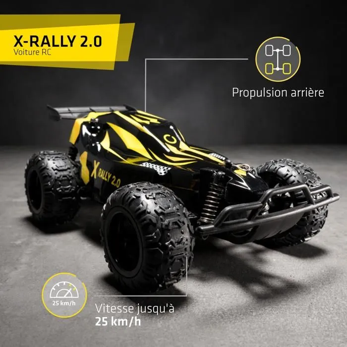 Voiture télécommandée de course tout-terrain - OVERMAX - X-Rally 2.0 - Suspension adaptée - 25 km/h-1