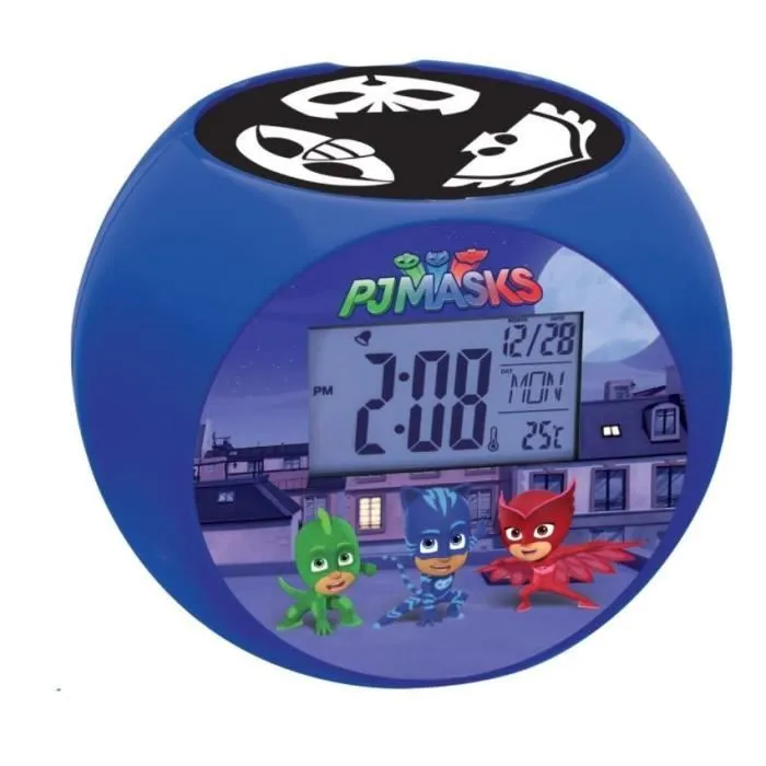 LEXIBOOK - Pyjamasques - Radio Réveil Enfant avec Projections d'Images-0