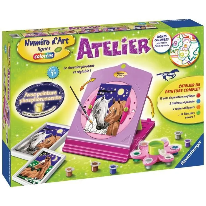Atelier Numéro d'Art Chevaux-1