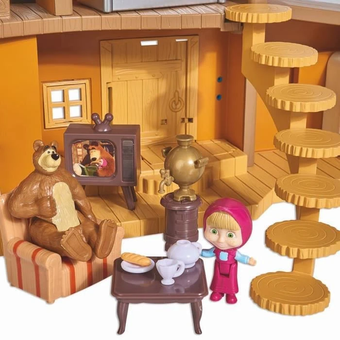 MASHA & MICHKA Smoby Maison Michka 2 étages-2