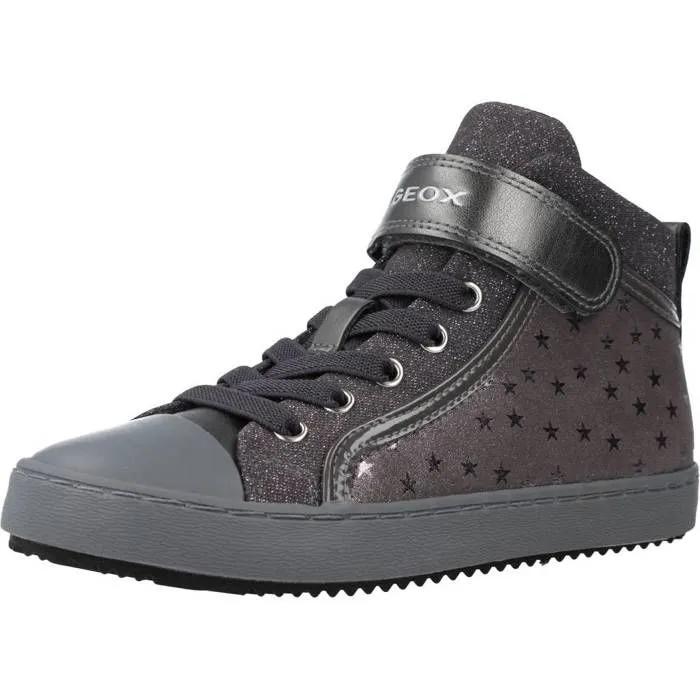 Chaussure Geox Modèle J Kalispera Girl I - Coleur Argent-0
