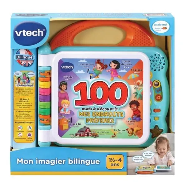 VTECH - Mon Imagier Bilingue - Mes Endroits Préférés-2