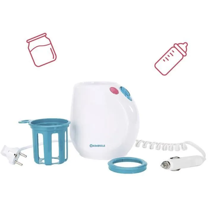 Chauffe-biberon vapeur Easy(+) Maison/Voiture - BADABULLE - Compatible avec tous les biberons et petits pots-2