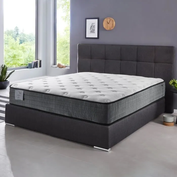 Matelas Essentiel 140x190 Sampur | Mémoire de Forme & Ressorts Ensachés | Épaisseur 23 cm | Coutil 100% Coton | Accueil Semi Ferme-3