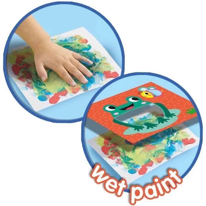 Cartes de peinture au doigt Eco - SES CREATIVE - Exprime-toi avec la peinture au doigt et des feuilles de papier.-3