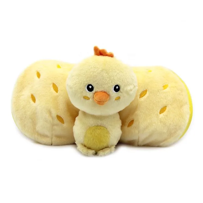 Peluche - Les Déglingos - Flipetz Poussin Ananas - 2 en 1 - Lavable - 14x10x24 cm-3