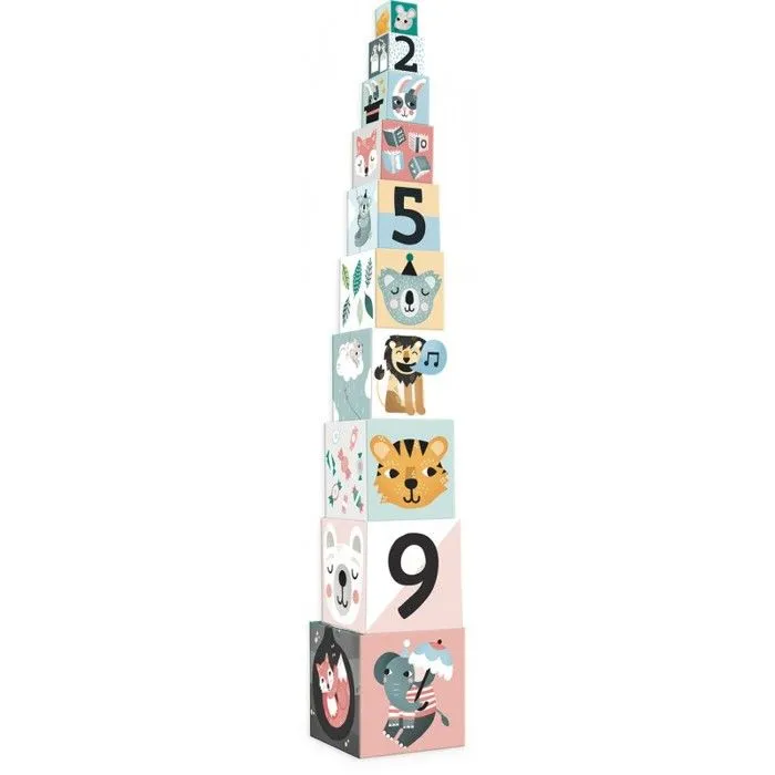 Vilac - Cubes Gigognes - Les Animaux-2