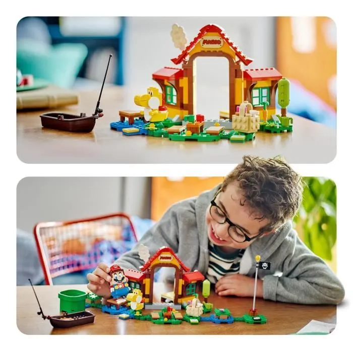 LEGO® Super Mario 71422 Ensemble d’Extension Pique-nique chez Mario, Jouet à Combiner avec Pack de Démarrage-4