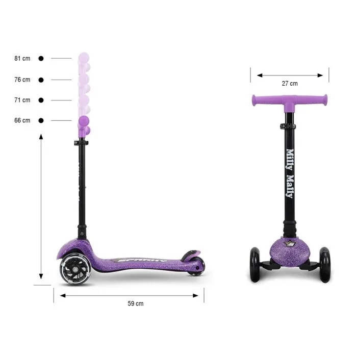 Scooter Sparky Violet roues-2