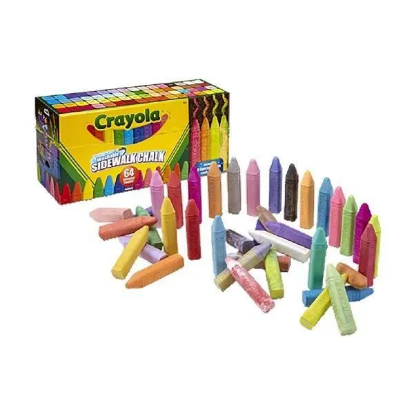craie Crayola Craie 64 pièces-0