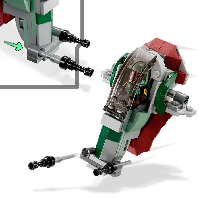 LEGO® Star Wars 75344 Le Vaisseau de Boba Fett Microfighter - Blanc - Pour Enfant de 6 ans et plus-3