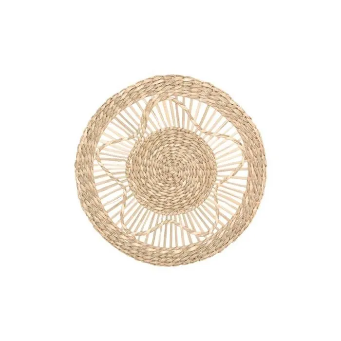 Set de 3 déco murales - roseau - D38 cm - Lin - Atmosphera createur d'interieur-3