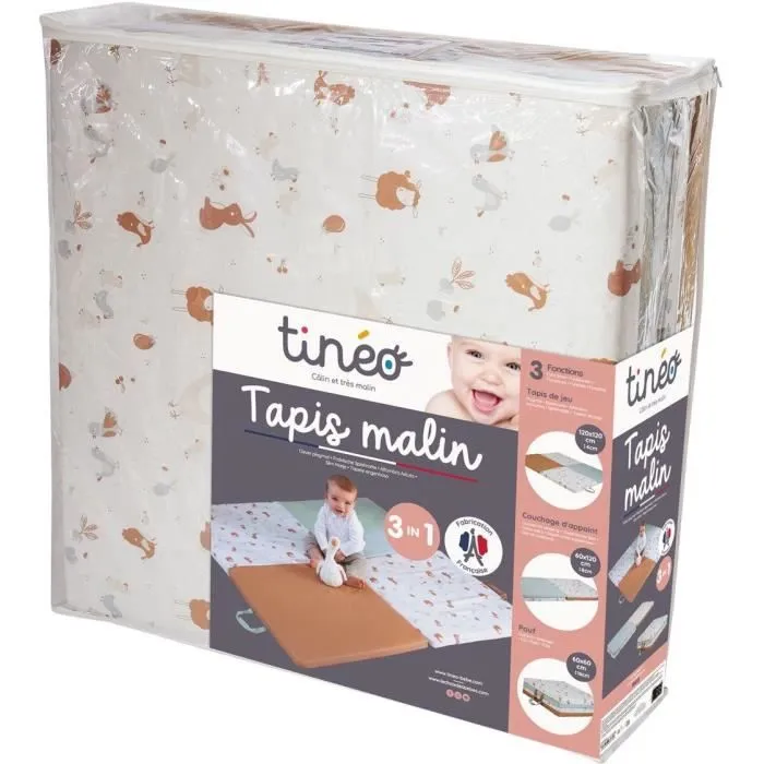 Tapis d'éveil Malin TINEO LITTLE FARMER 3en1 - Tapis évolutif multifonction - 120x120 cm-3