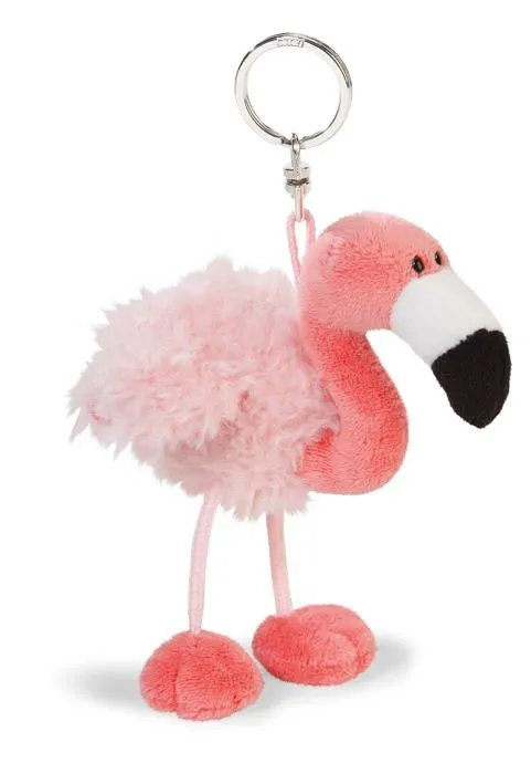 Peluche Nici - 47870 - Porte-cles Flamant 10 cm, , Rose Bonbon-0