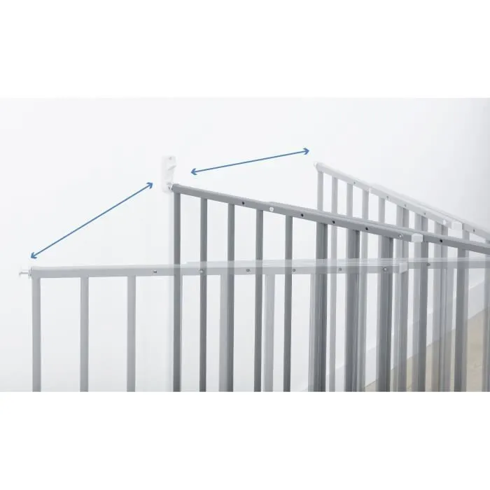 Badabulle Barrière de Sécurité Safe & Protect XL (60-107 cm)-4