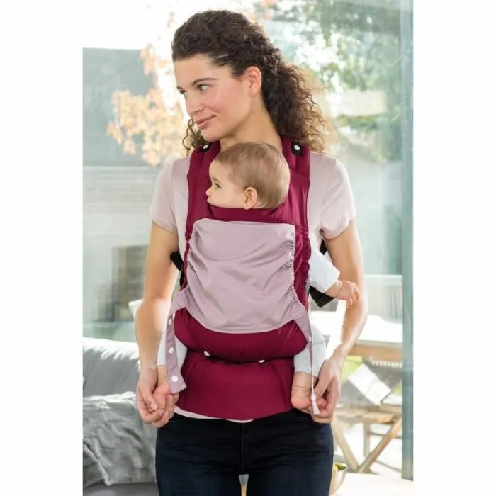 Porte-bébé Smart carrier Bordeaux - AMAZONAS - Ergonomique - Rose - Bébé - 0-3 ans-2