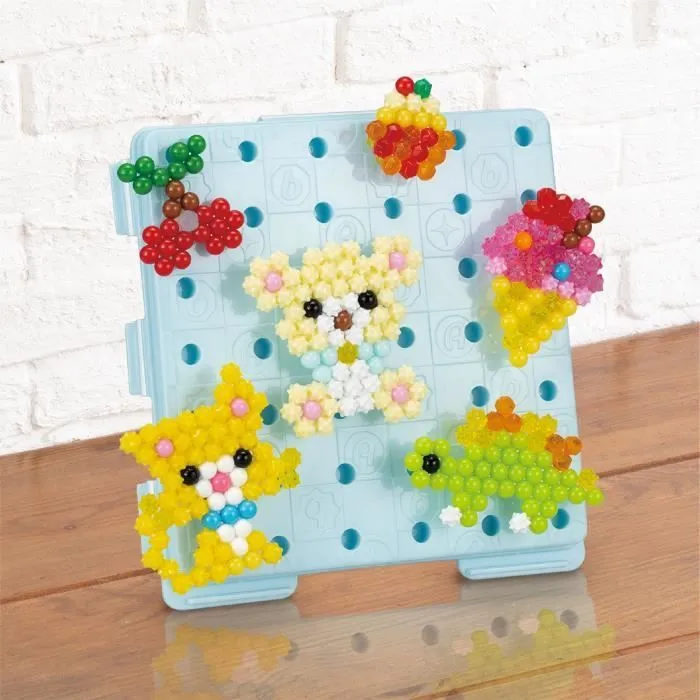 Aquabeads - Mallette d'initiation - 900 perles de différentes formes et couleurs-2