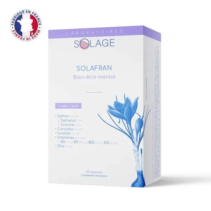 SAFRAN Ultraconcentré – Complément alimentaire pour améliorer le Moral, le sommeil et diminuer le stress - Fabriqué en France-0