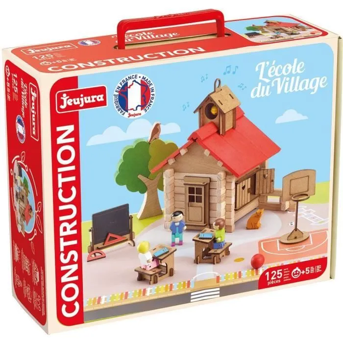 L'école du village - Jeu de construction - JEUJURA - 125 pièces-2