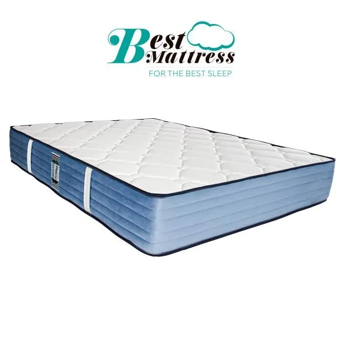 Matelas 140x200 cm, BestSeller, 20cm, mousse mémoire de forme, indépendance du couchage, face été/hiver-1