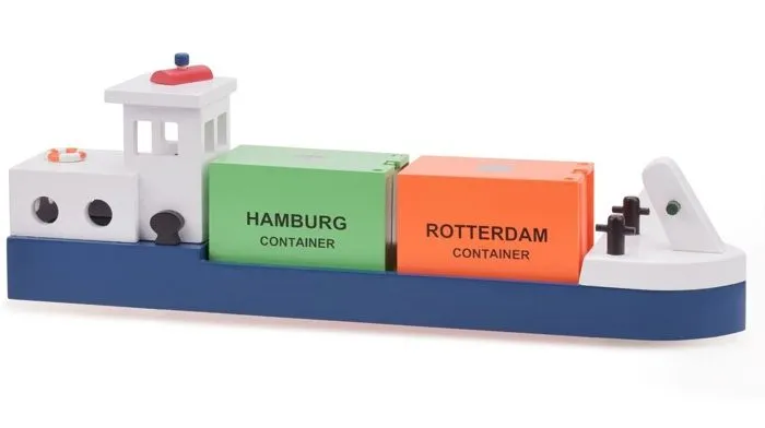 Maquette de figurine - New Classic Toys - Péniche - Série Ligne Portuaire-1