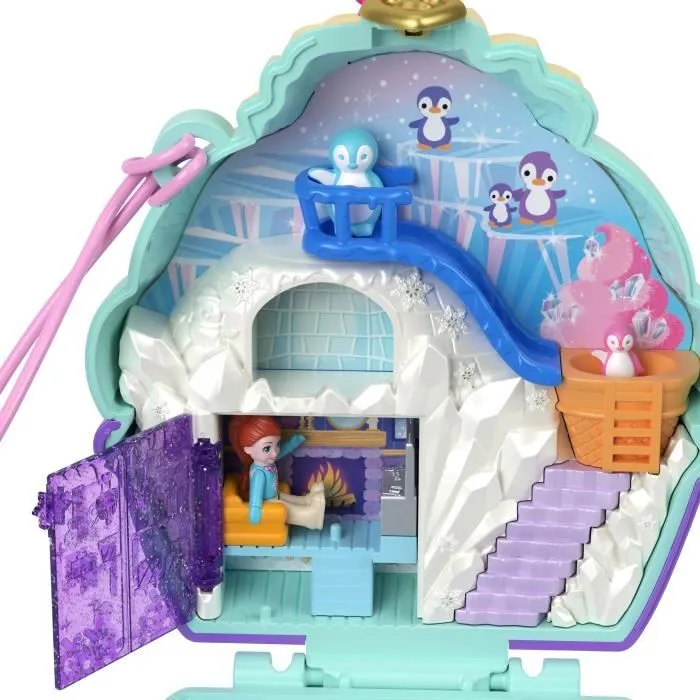 Polly Pocket-Pingouin des Neiges-Coffret avec figurines HRD34-3