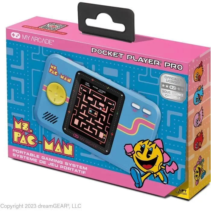 Console de jeu rétrogaming - Atari - Pocket Player PRO Ms. Pac-Man - Ecran 7cm Haute Résolution-0