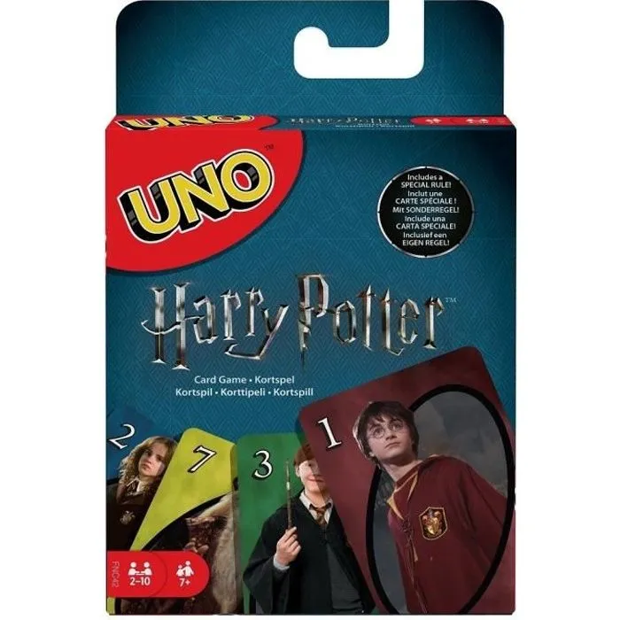 Mattel Games - UNO Harry Potter - Jeu de Société - 7 ans et + FNC42-0