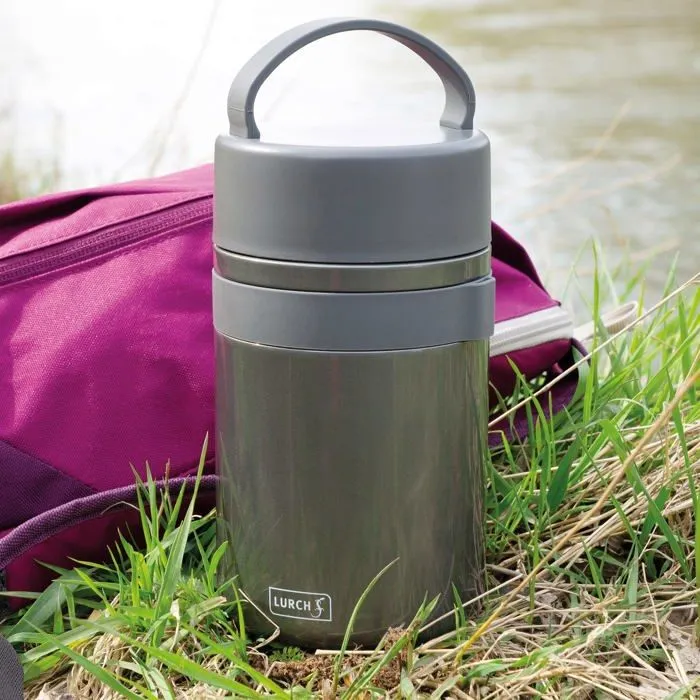 Glaciere - sac isotherme - accumulateur de froid Lurch - 240844 - Recipient isotherme en acier inoxydable Gris metallise-2