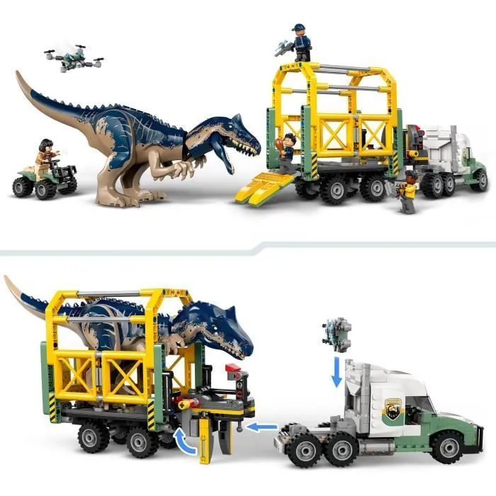 LEGO® Jurassic World 76966 Missions dinosaures : le camion de transport de l’allosaure-2