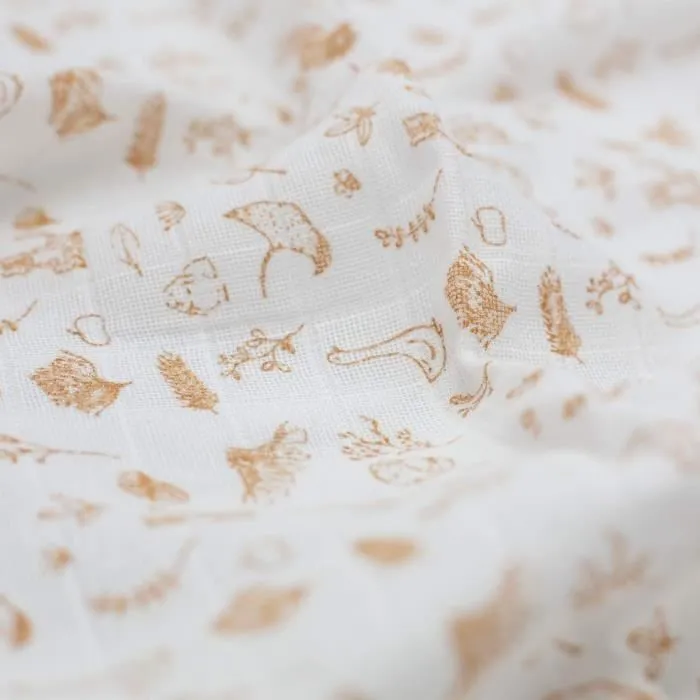3 langes en coton 70x70cm Wonderfull-1