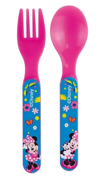 DISNEY MINNIE FLOWERS - Ensembles couverts pp (fouchette, cuillère)-0